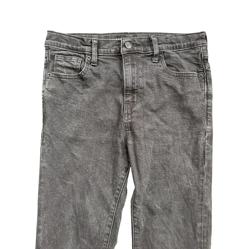 Old Navy Straight Jeans Kids Size 18 Charcoal Gray Excellent Built-In Flex Pants